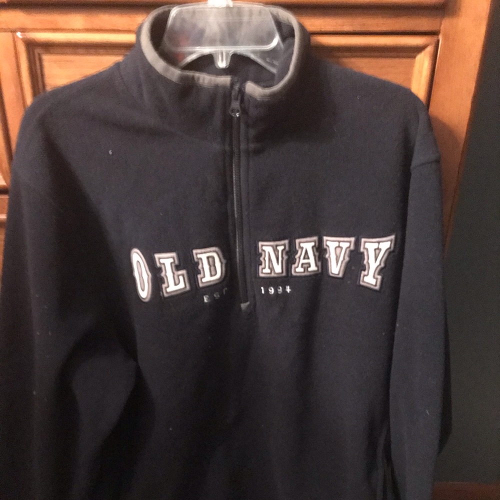 Men’s Old Navy Navy Blue Quarter Zip Fleece